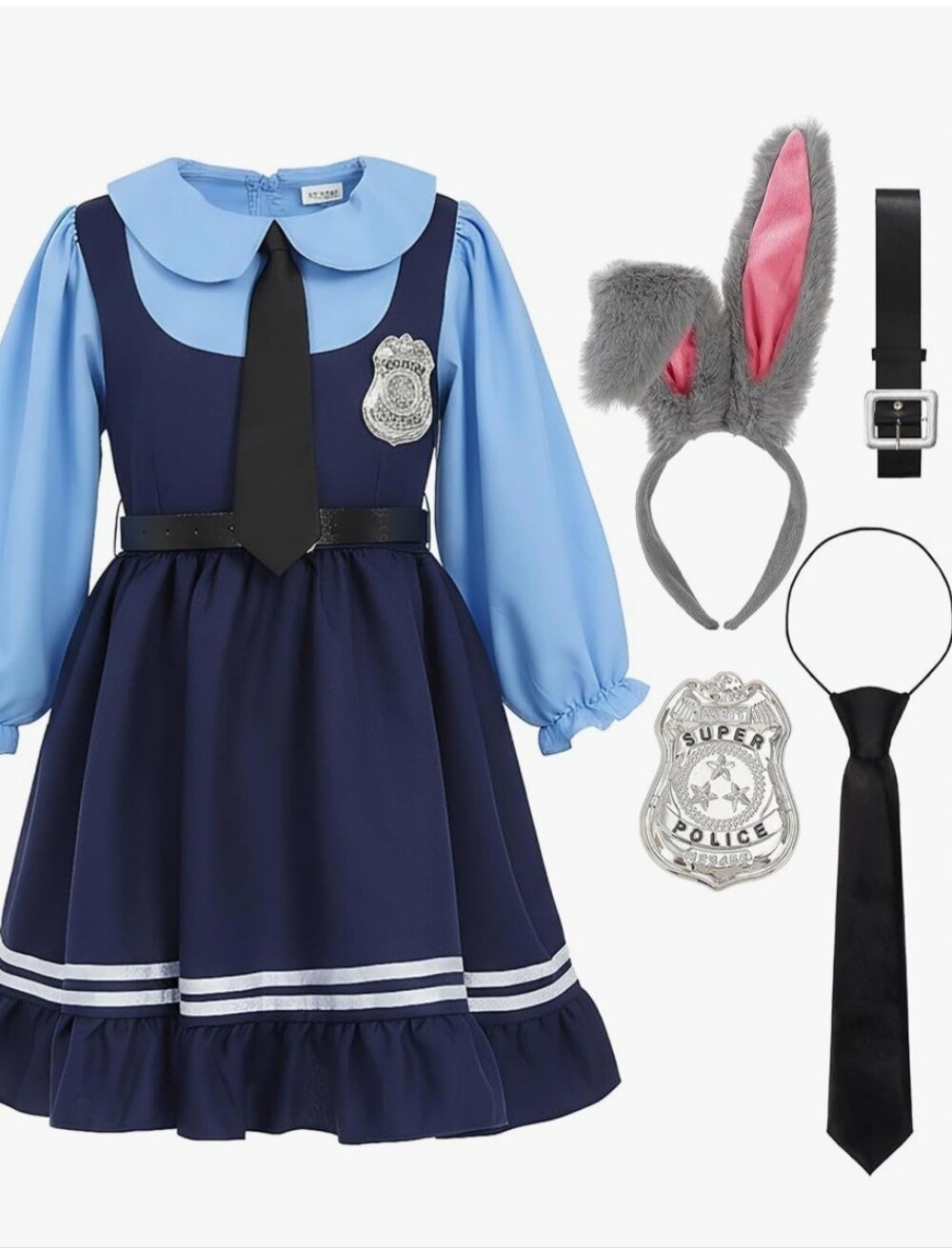 Girls Zoo Halloween Carnival Costume with Accessories